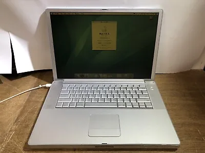 Vintage Powerbook G4 A1095 Powerbook54 Works Dim Screen No Batt Ac • $100