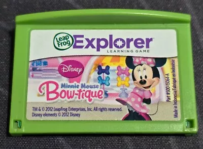 Leapfrog Explorer Disney Minnie Mouse Bow-tique Game Cartridge • £4.89