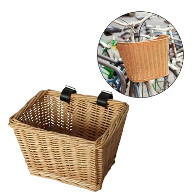 £16.19 • Buy Handwoven Bikes Basket   Pet Carrier Front Cats Dog Seat Shopping Bag