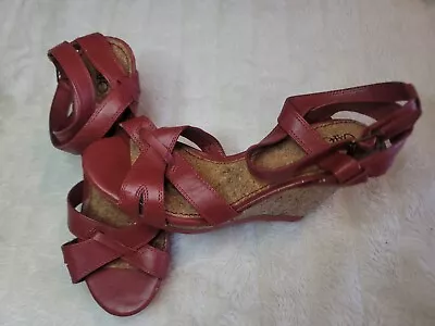 Cato Womens Wedge Sandals Size 8M Color Rust Red • $6.50