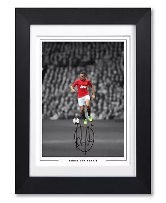 Robin Van Persie Man Manchester United Signed Poster Print Photo Autograph Shirt • £7.99