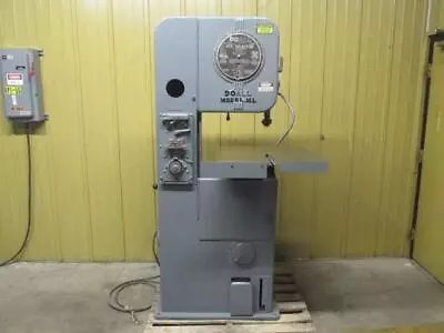 DoAll Model ML Vertical Bandsaw 16  Variable Speed Band Saw 3 PH • $2249.99