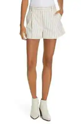 Rag & Bone Millie Frayed Shorts Zip Fly Hook-&-bar Slant Pocket Sz 10 $295 NWT • $55