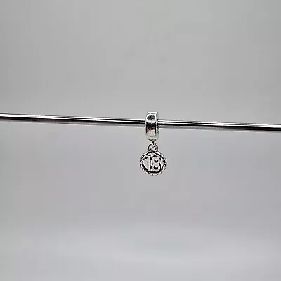 Genuine Pandora Celebration Birthday 18th Dangle Charm ALE 925 #790495 • £18