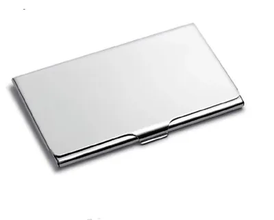 Stainless Steel Card Holder Case - Pocket Metal Wallet For Business ID Credit • $7.20