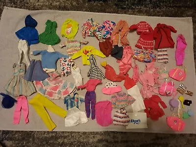 Vintage Barbie Doll And Friends Clothing Purses Accessories  Mostly 70s 80s 90s  • $58