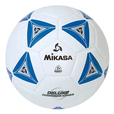 Mikasa SERIOUS Leather Soccer Ball - Deluxe Cushioned Cover Ball • $33.99