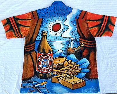 Vintage MAMBO LOUD Shirt - Still Life Beer Bong Pie Chips - Excellent Condition • $379