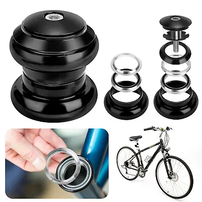 34mm 1-1/8  Threadless MTB Road Bike Bicycle Sealed External Bearing Headset Set • $11.98