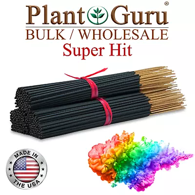 SUPER HIT Incense Sticks 11  Bulk Pack Wholesale Hand Dipped Lot • $32.95