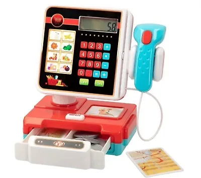 £24.99 • Buy Kids Electronic Cash Register Toy Play Food Set Supermarket Till Pretend Play UK