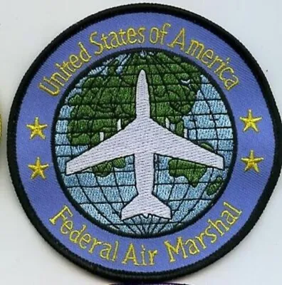 AIR TRANSPORT SECURITY FEDERAL US Transport SAFETY BOARD Marshal Iron-on PATCH • $25.16