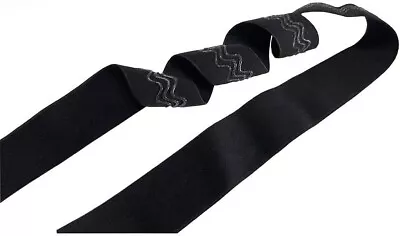 Zig Zag Wave Silicone Backed Gripper Elastic Webbing 5 Yards Per Roll (38mm FBA) • $18.99