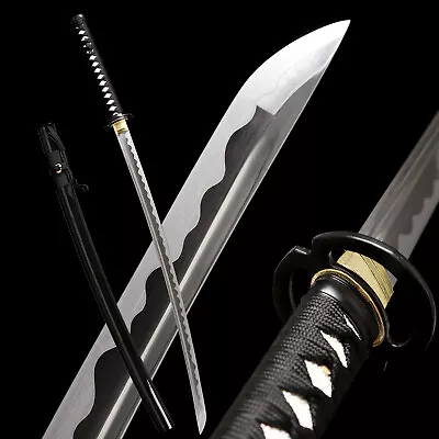  Battle Ready 1095 Steel Katana Sharp Japanese Samurai Sword Musashi Tsuba • $89.99