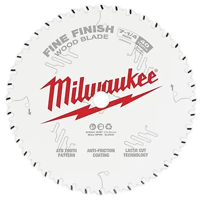 Milwaukee 48-40-0726 7-1/4  40T Fine Finish Circular Saw Blade • $16.70