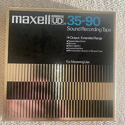 MAXELL UD 35-90 Recordable Reel-to-reel Tape Random Recording Allan Simmons PhD • $25