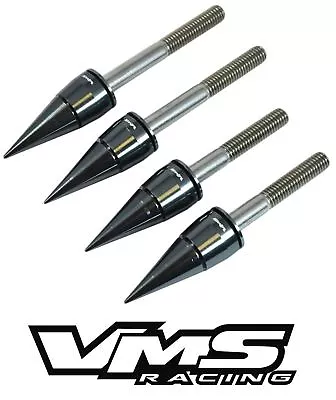 Vms 6mm Gun Metal Spike Cam Cap Cup Bolt Washer Kit For Honda Prelude H22 H23 • $24.95
