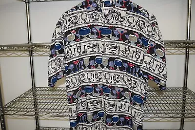 Campia 100% Rayon Martini Vtg Hawaiian Shirt Men's Small EUC • $6