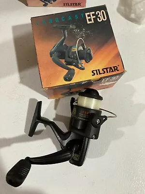 Vintage Silstar EF 30 Spinning Fishing Reel L/R 5:1 Korea NIB • $24.95