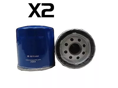 2X Oil Filter Fits Z663 For Chevrolet Corvette 6.2 (C6) 321kw 2008 - 2013 • $12.66