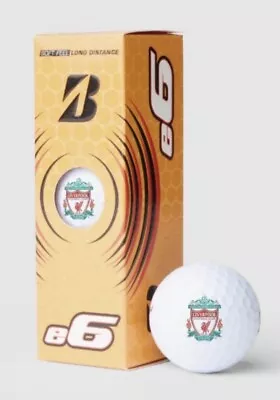 Custom LIVERPOOL BRIDGESTONE E6 2022 1 DZ GOLF BALLS - WHITE - NEW IN BOX • $49.99