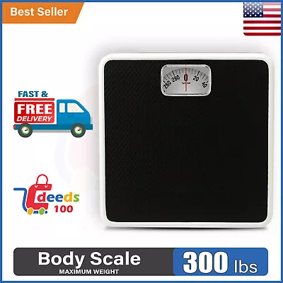 Analog Bathroom Scale Dial Body Scale Maximum Weight 300 Lbs 9.8  X 9.8  NEW • $20.50