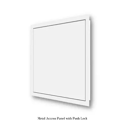 Metal Access Panel - Push Lock Door Inspection Hatch - Wall/Ceiling (All Sizes) • £21.99