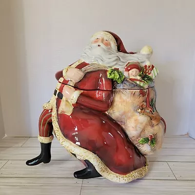 Certified International Susan Winget Santa Cookie Jar • $39