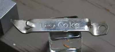 Coca Cola Coke Soda Bottle Opener Church Key Bar Tool Have A Coke Ekco Vintage • $9.92