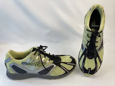 Montrail Mens 12 Gray Yellow Trail Running Hiking Shoes GM2124-338 • $34.74