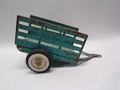 Vintage Tonka Toys Metal Open Trailer Farm Wagon/ Equipment • $17.99