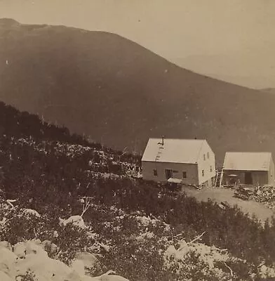 View From Mt Washington Carriage Rd White Mtns NH Kilburn Stereoview C1870 • $20