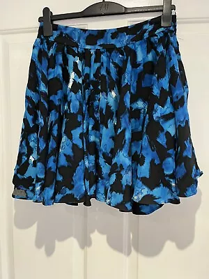 £18 • Buy Reiss Blue Ruffle Skirt Size 12