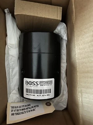 $250 • Buy HYD09328 Boss Snow Plow 12v Motor Kit
