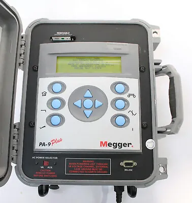 Megger Metrosonics PA-9 Plus Portable Power Analyzer • $2100