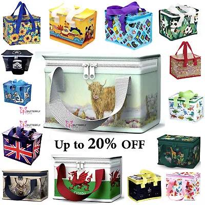 Children's Kids Adult Lunch Bags Insulated Cool Bag Picnic Bags School Lunchbox  • £5.95