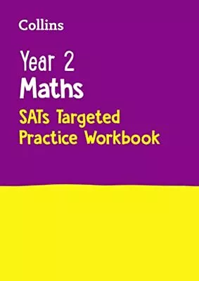 Year 2 Maths KS1 SATs Targeted Practice Workbook: For The 2021... By Collins KS1 • £4.99