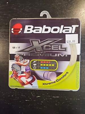 Babolat Xcel Premium 17 Gauge Tennis String Set Brand New 40 Ft • $13.99