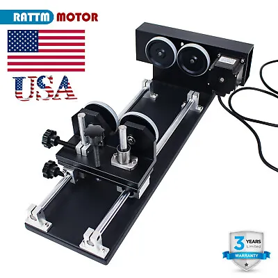 〖USA〗Rotary Axis Laser Engraver Attachment 3-jaw Chuck For Co2 60W-130W Cylinder • $259.99