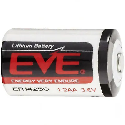 EVE ER14250 1/2AA 3.6V EVE LS14250 Battery LS-14250  R6 1/2AA • £3.95