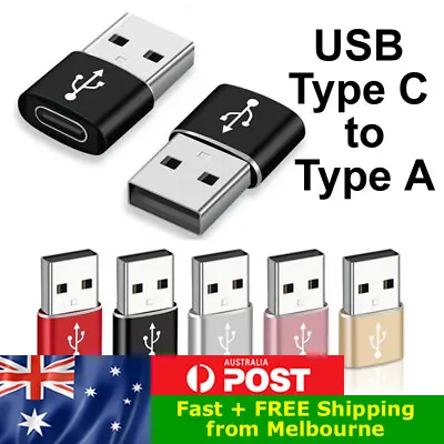 $4.95 • Buy USB Type C Female To USB Type A Male 3.0 Adapter Convertor Port Connector Mobile