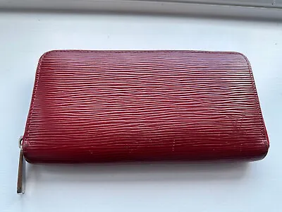 Louis Vuitton Epi Leather Red Zippy Zip-Around Wallet Women • £190