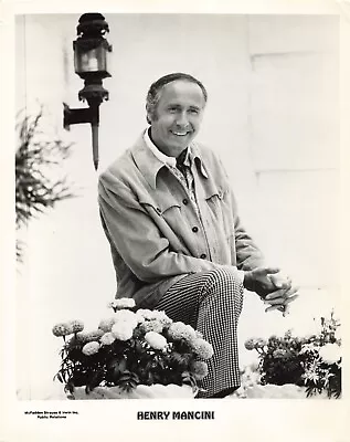 Henry Mancini 1980s Press Photo 8x10 Agency Portrait Composer   *P75a • $14.88