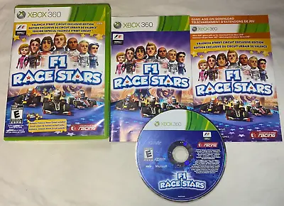 F1 Race Stars (Microsoft Xbox 360 2012) CIB With Manual Good Condition • $12.35