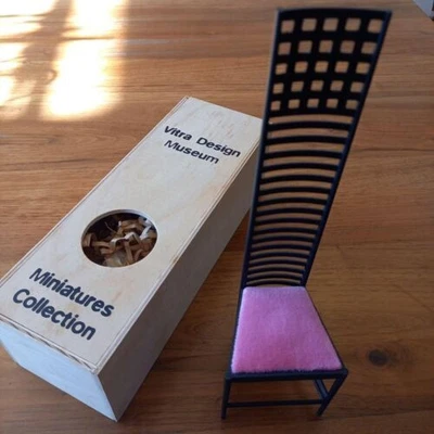 £236.76 • Buy USED Vitra Design Museum Miniature Collection Ladder Back Chair By Mackintosh