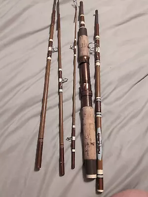 Berkley Tri-Sport T5S-7' Travel Pack Rod 5-piece Vintage • $26