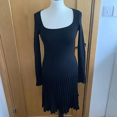 £55 • Buy Luisa Spagnoli Black Wool Dress. Size Small, Worn A Few Times.