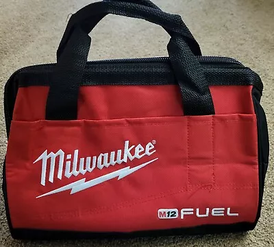 New Milwaukee FUEL M12 13  Heavy Duty Contractors Tool Bag M18 13  X 9  X 10  • $12.95