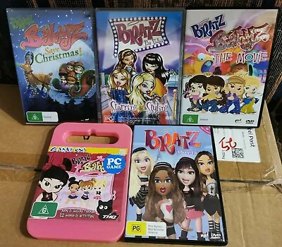 Bratz DVD's X 4  & 1 X Bratz PC Game  • $18