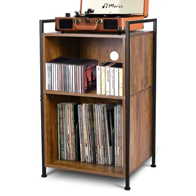 BOEASTER 3Tier Vinyl Record Player Stand Turntable Stand Storage Shelf 160LPs • $91.99